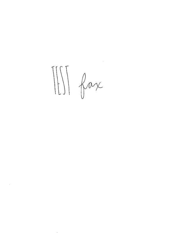 Fax page