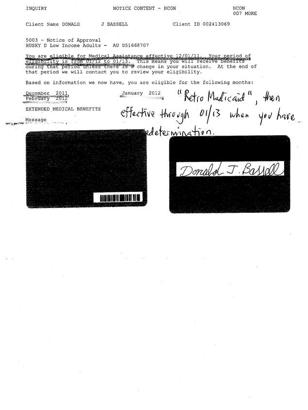 Fax page