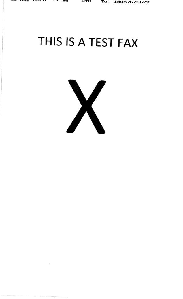 fax page