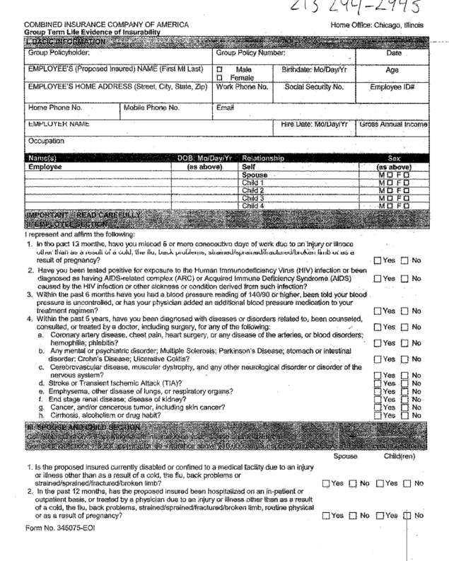 Fax page