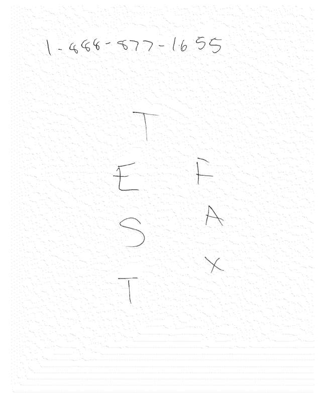 Fax page