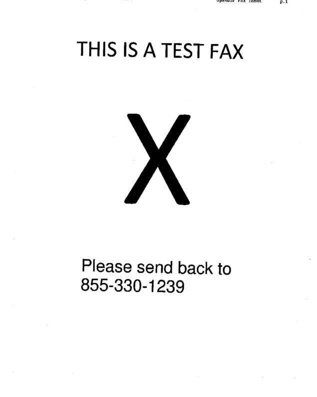 fax page