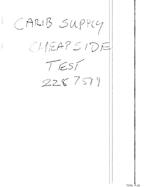 Fax page