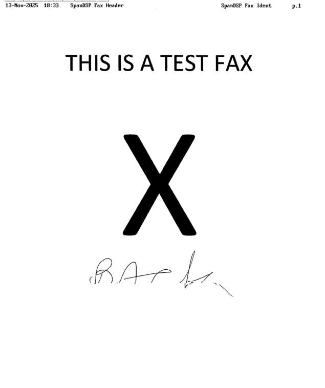 fax page