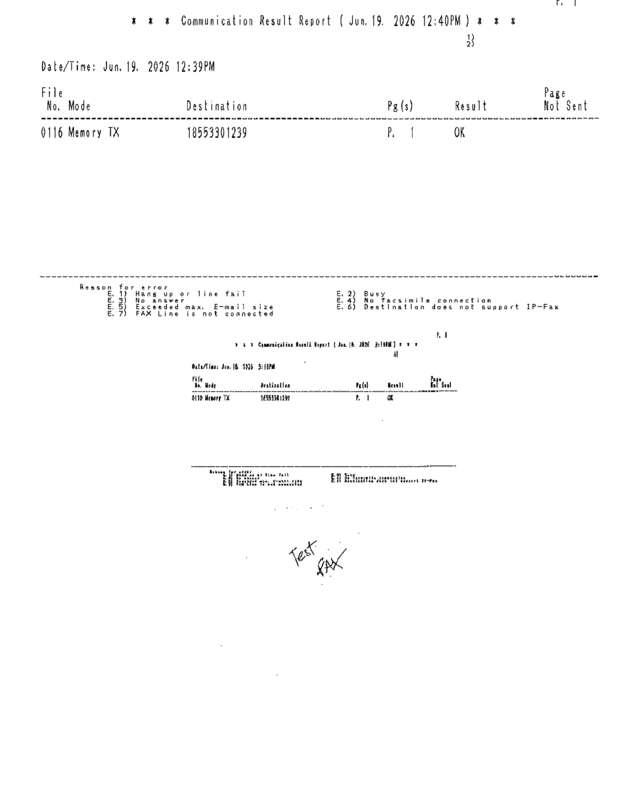 fax page