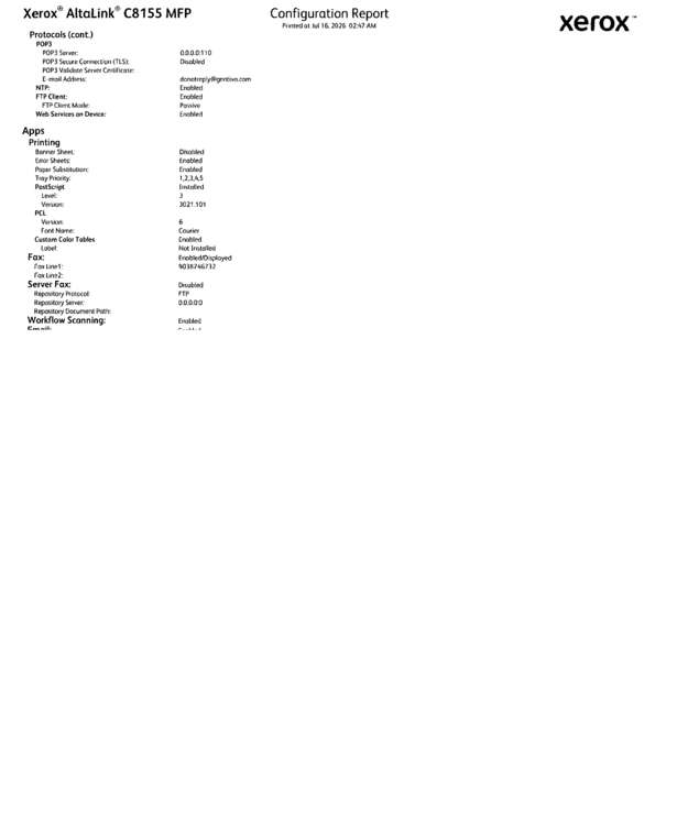 fax page