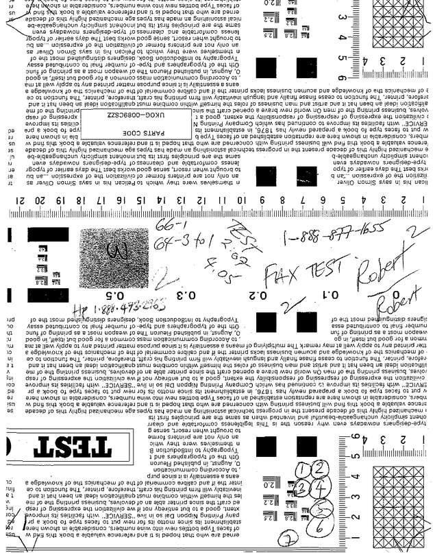 Fax page