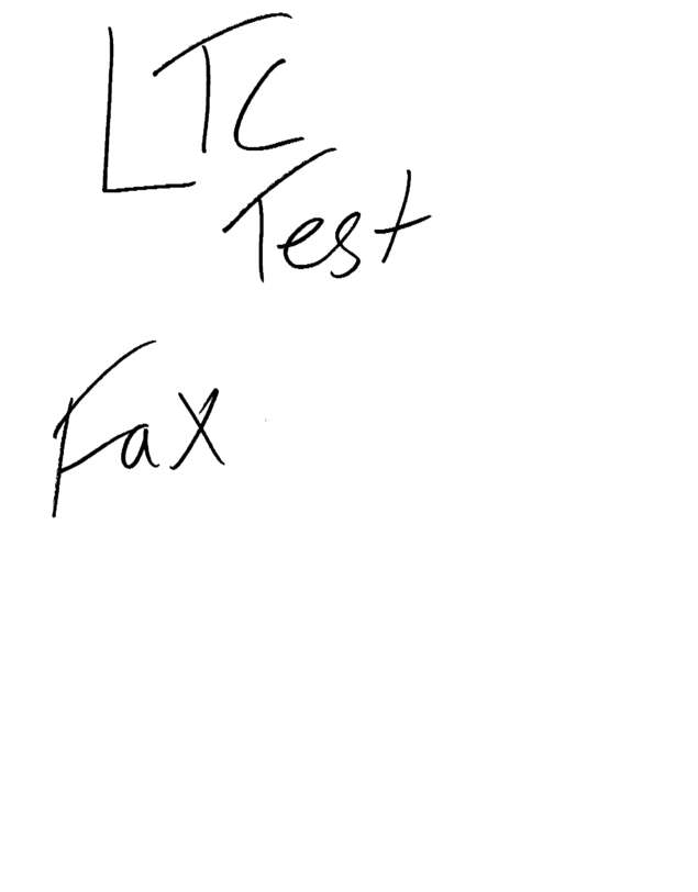 Fax page