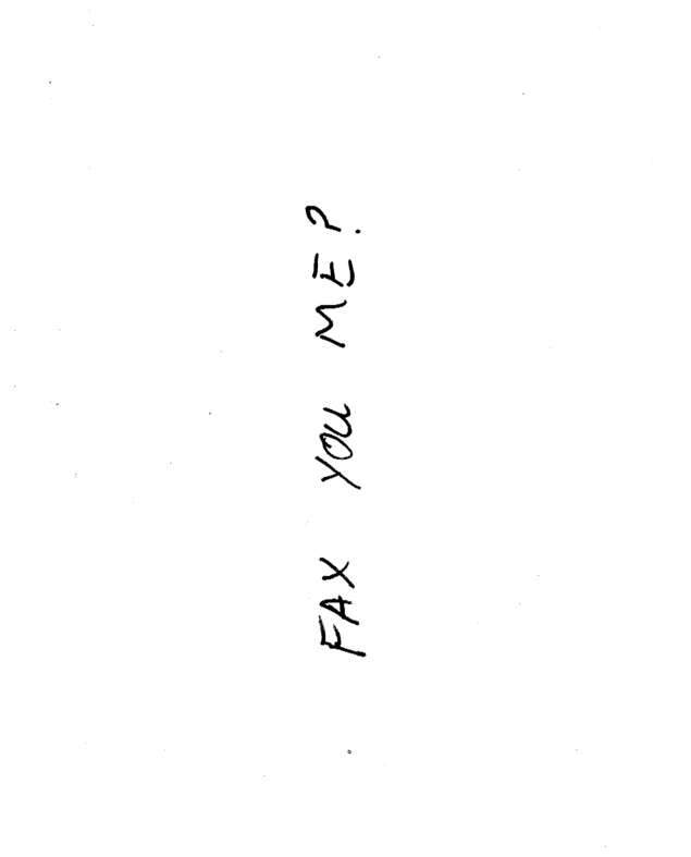 Fax page