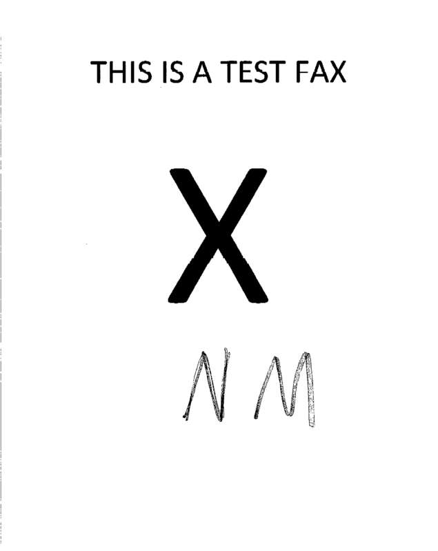fax page