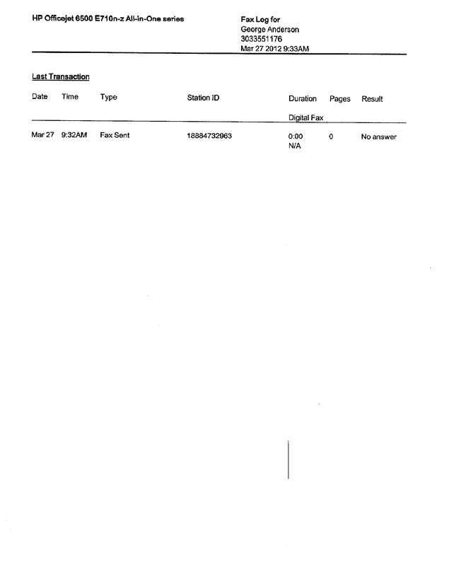 Fax page