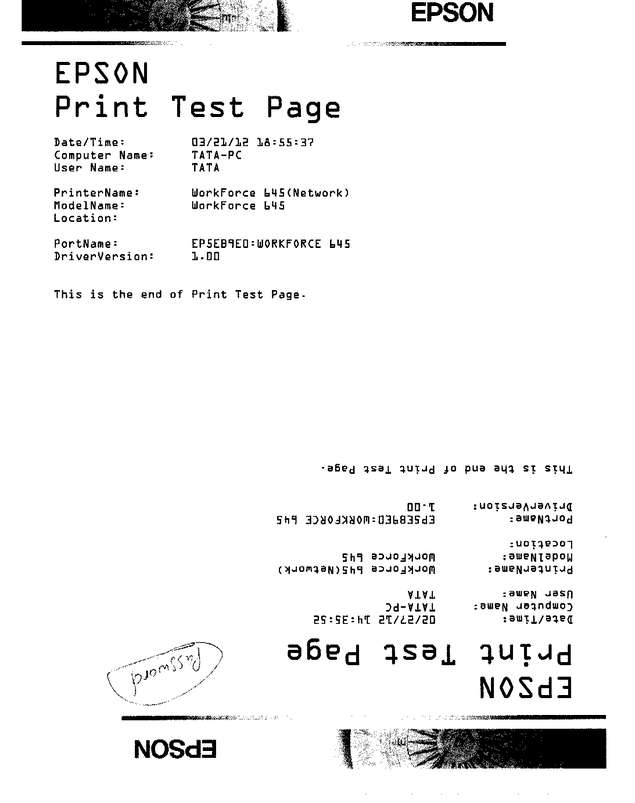 Fax page