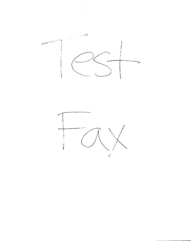 Fax page