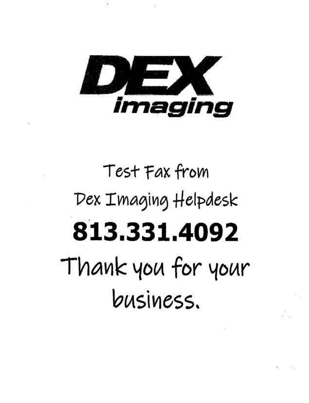 fax page