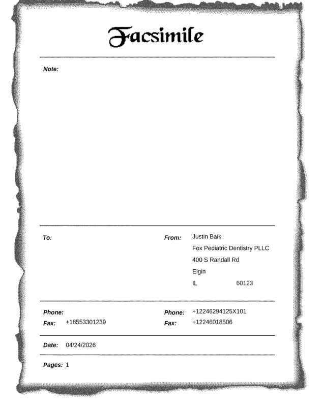 fax page