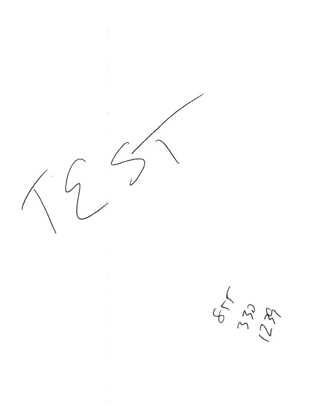 Fax page