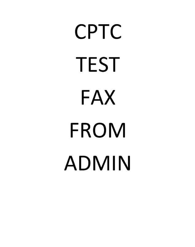 fax page