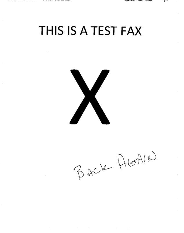 fax page