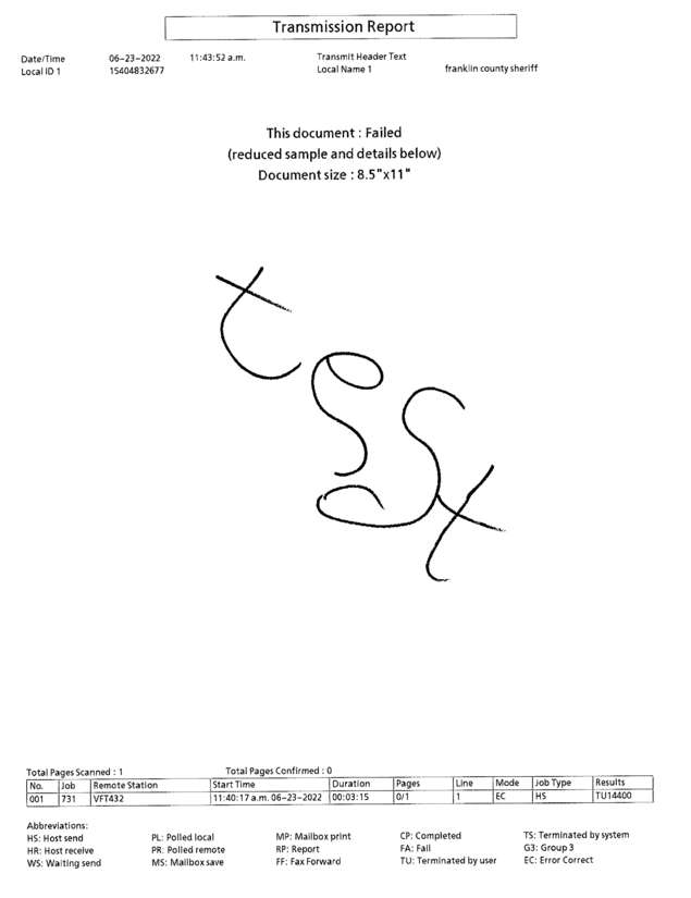 fax page