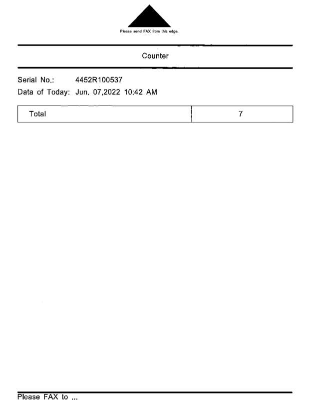 Fax page