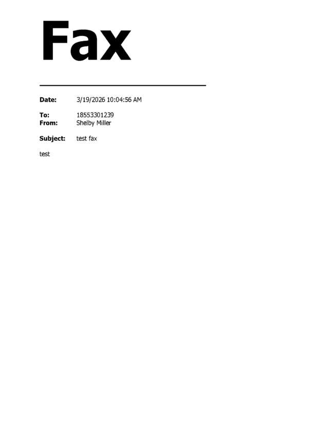 fax page
