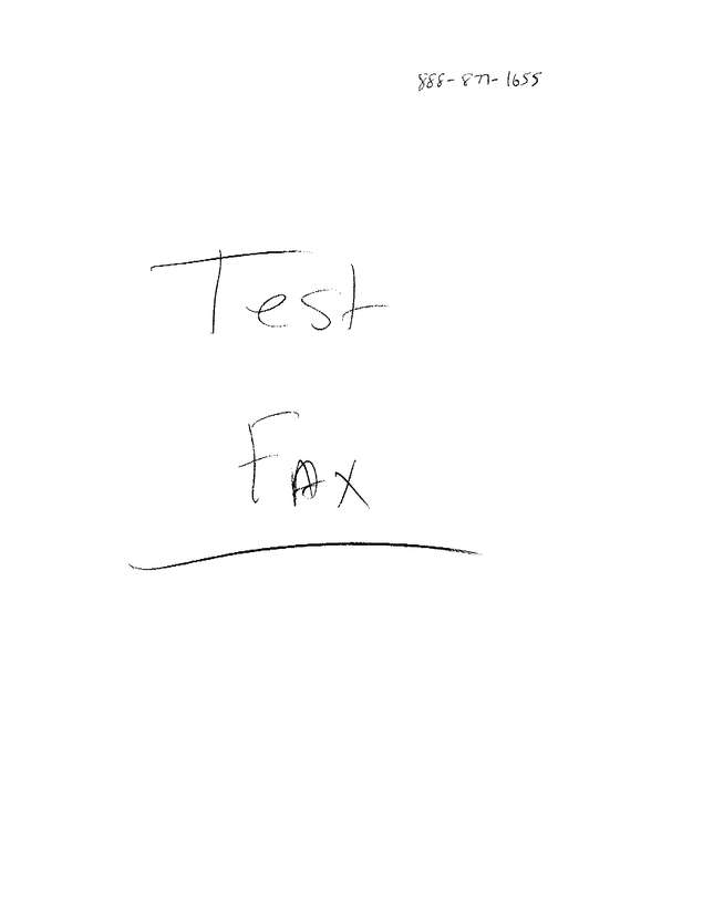 Fax page