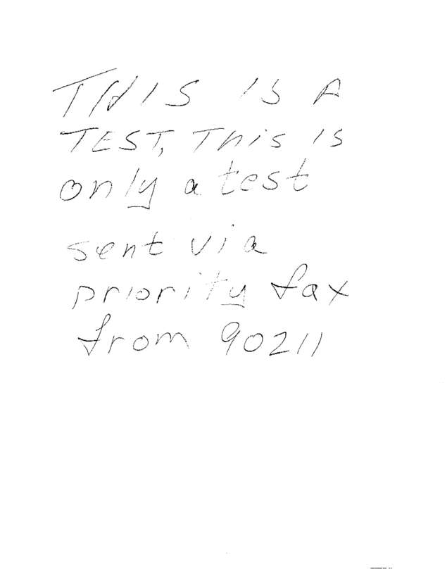 Fax page