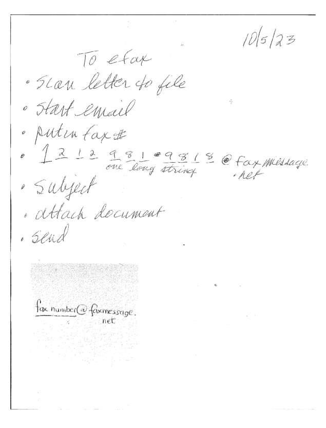 fax page