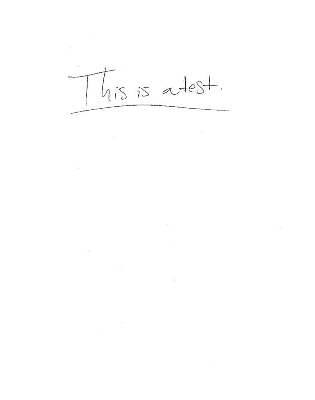 Fax page