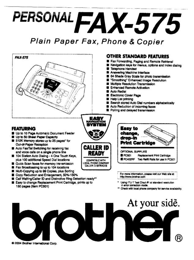 Fax page