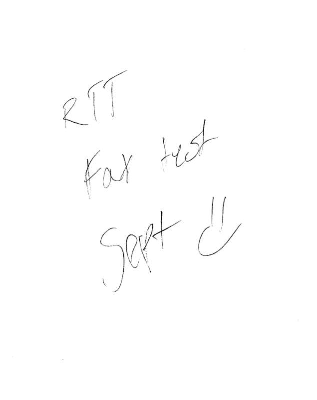 Fax page