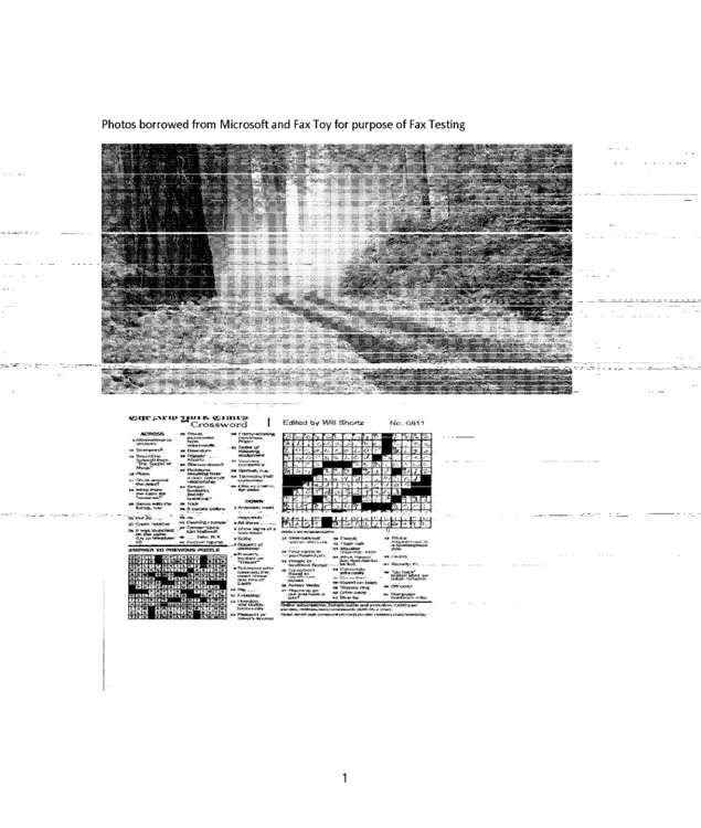 Fax page