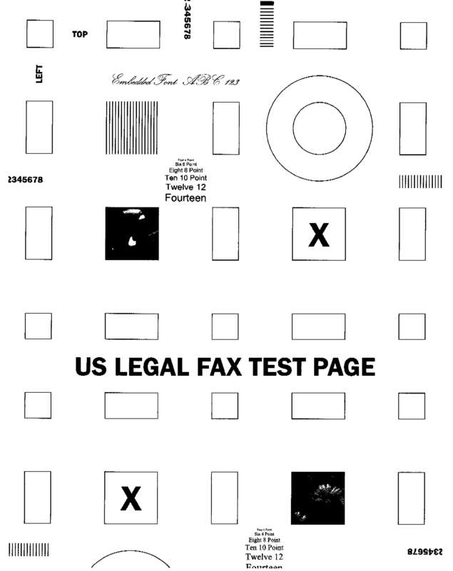 Fax page