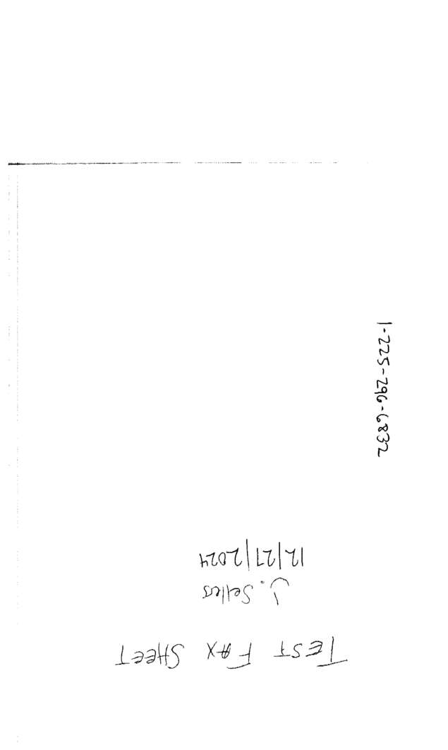 Fax page