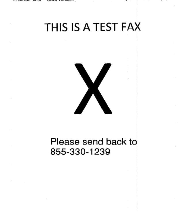 fax page