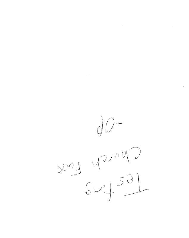 Fax page