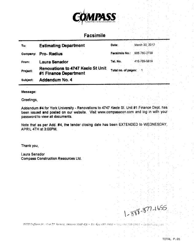 Fax page