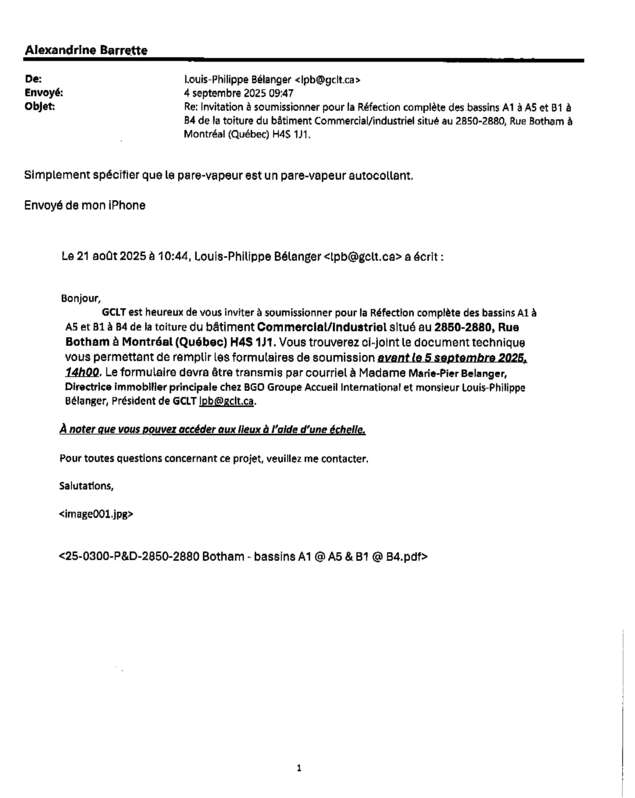 Fax page