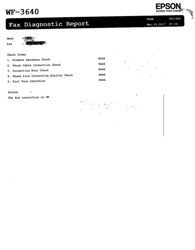 Fax page