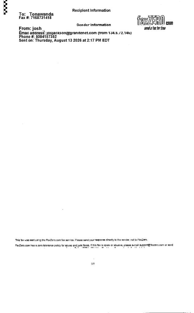 fax page