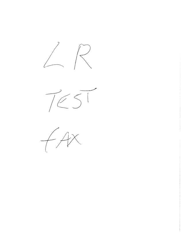 Fax page