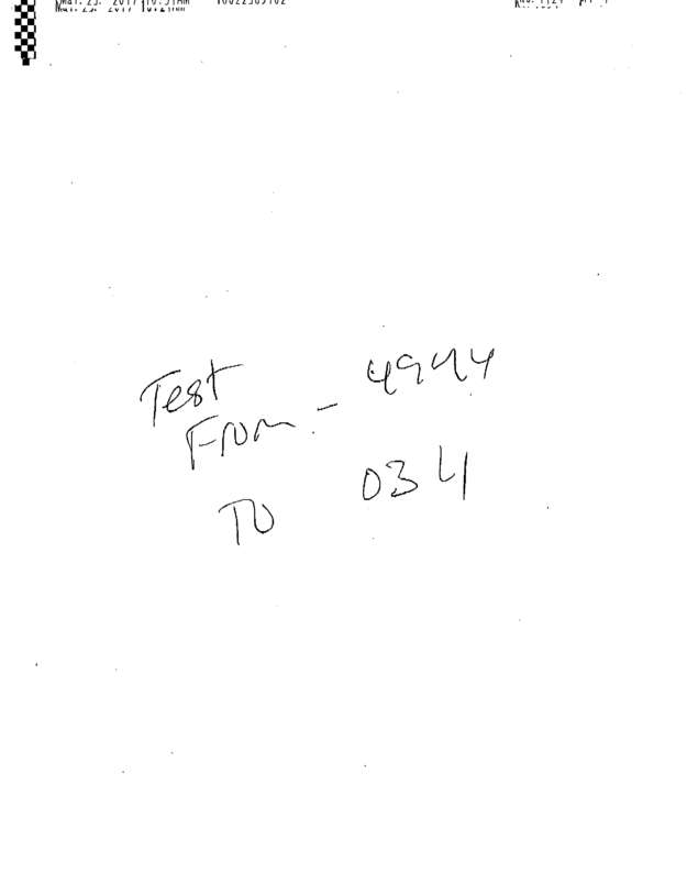 Fax page