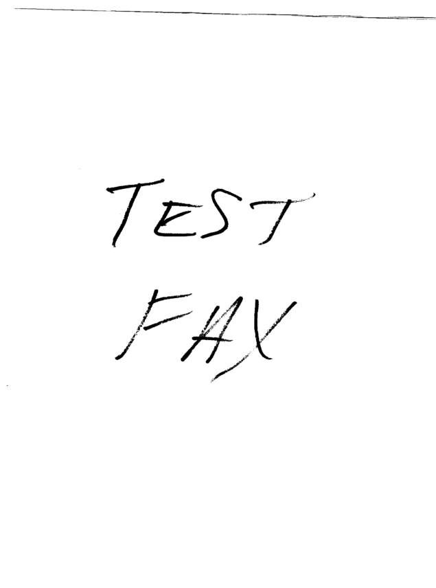 Fax page