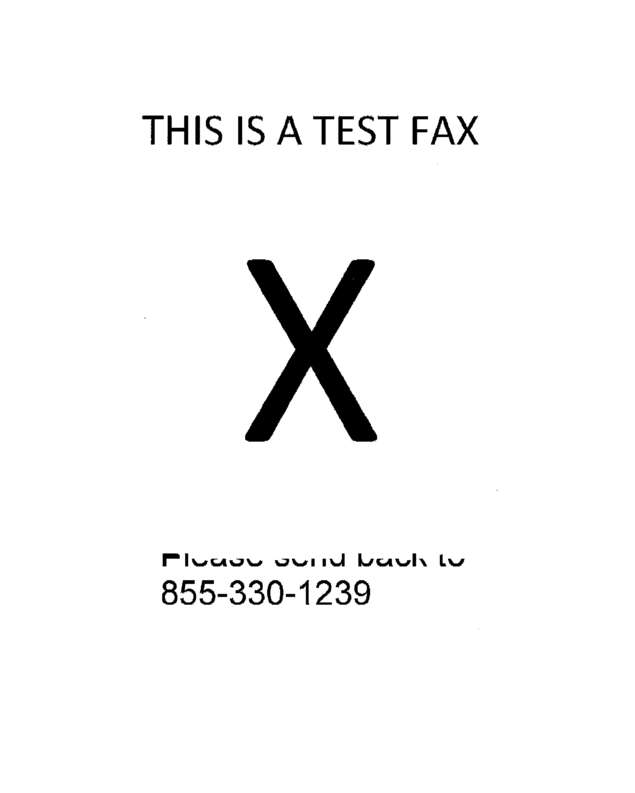 fax page