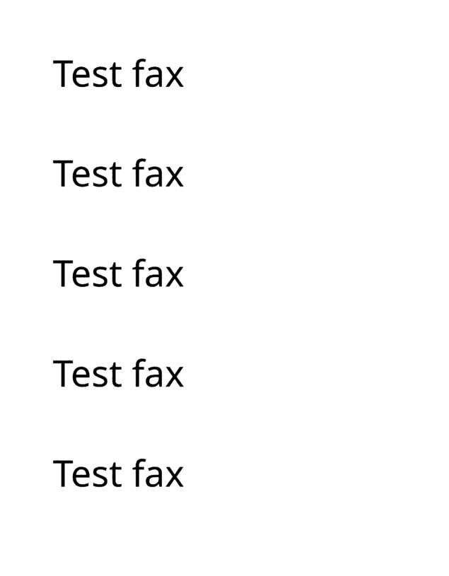 fax page