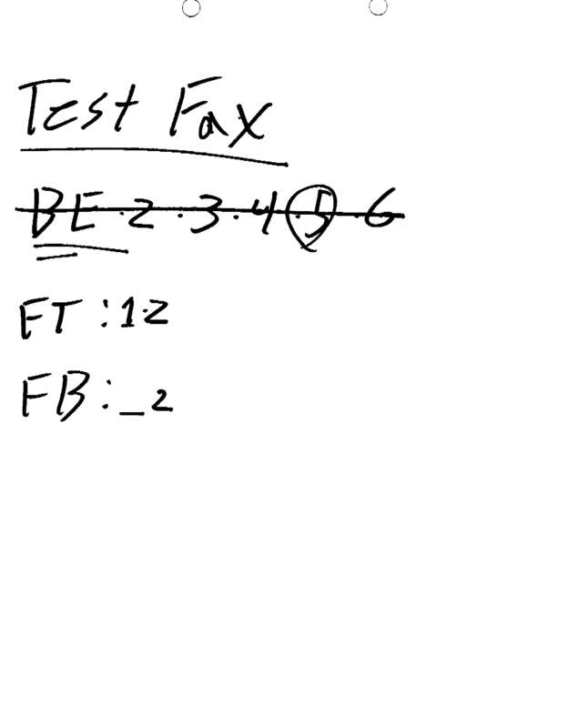 fax page