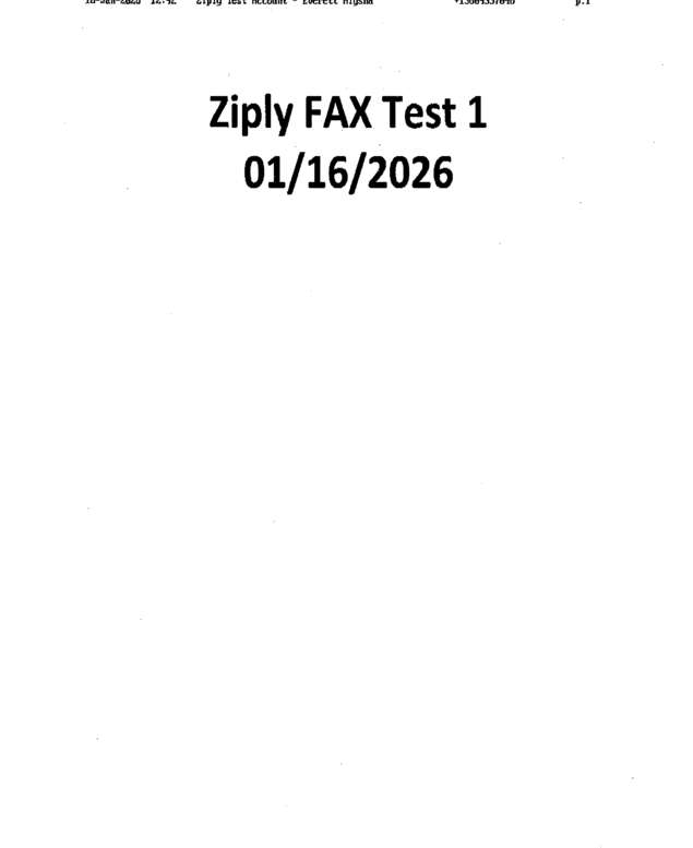 fax page