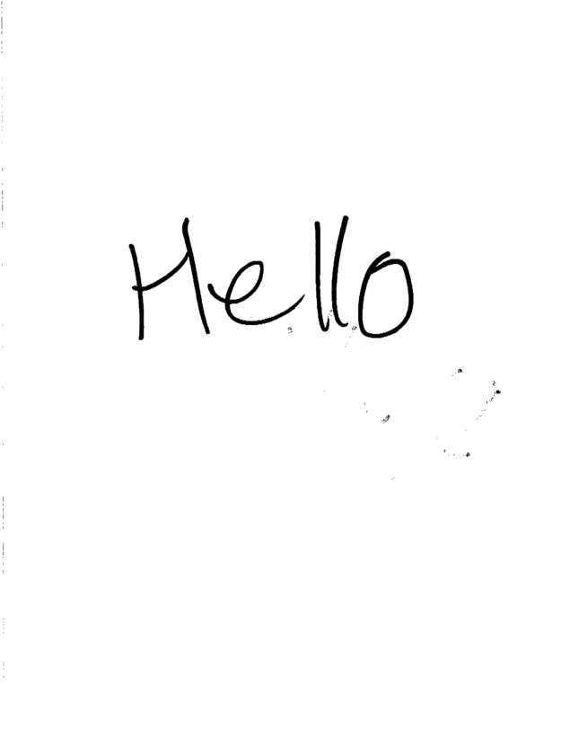 Fax page