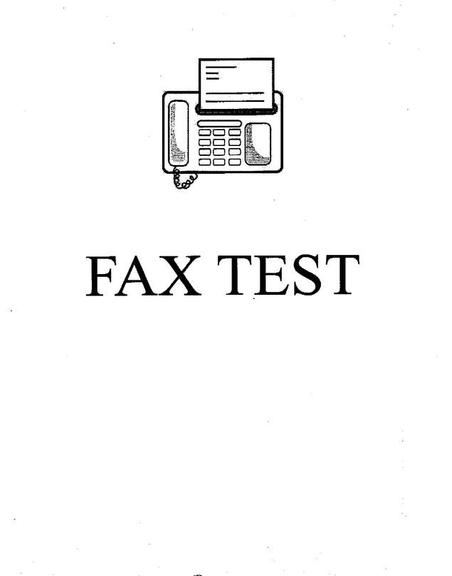 Fax page