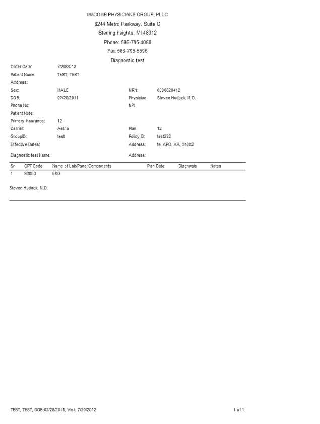 fax page